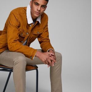 𝅺Mens Jack and Jones Blue Marco Slim Dress Pant​​​